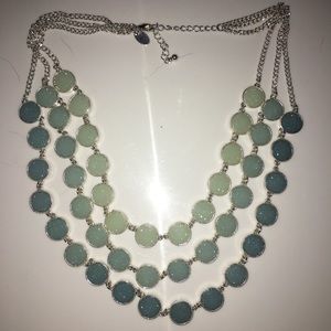 LAYERED BLUE PASTEL NECKLACE